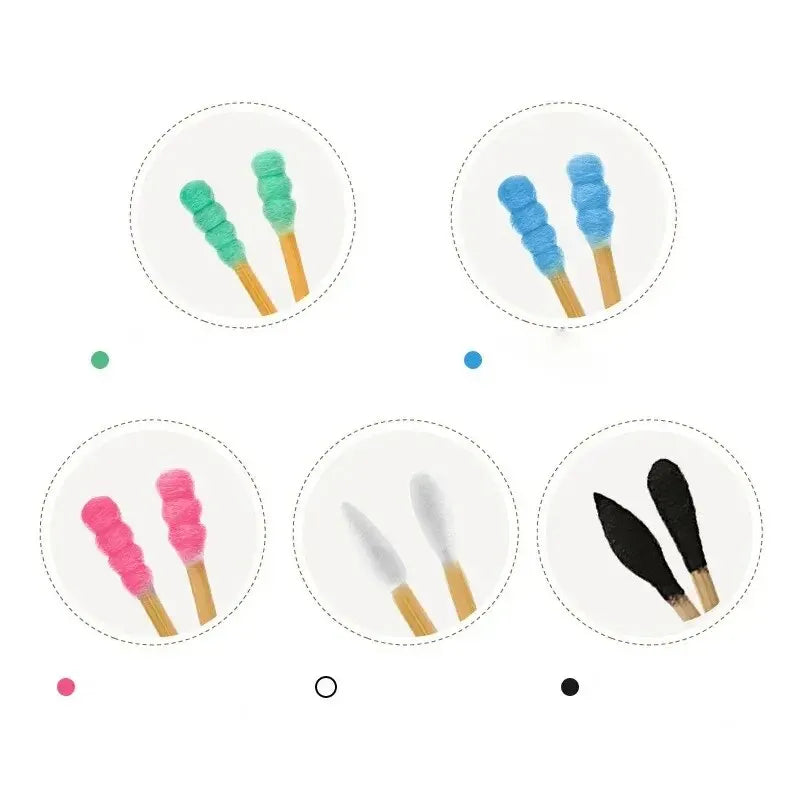 200 PCs Bamboo Swabs, Wooden Sticks, Soft, Ear Cleaning Tampons, Health, Beauty, Double Ended Swabs