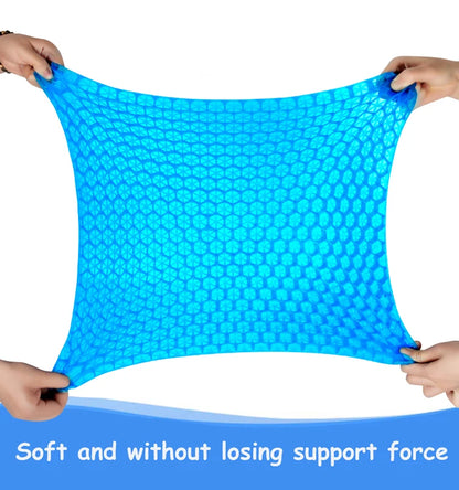 Gel Seat Cushion Summer Breathable Honeycomb Design For Pressure Relief Back Tailbone Pain - Home Office Wheelchair Chair Cars