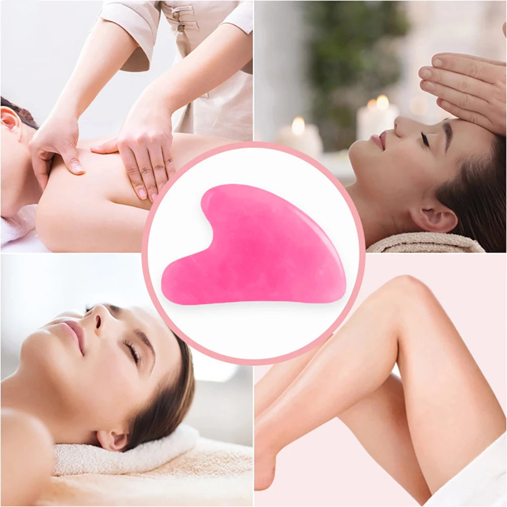 Resin Face SPA Massager Gua Sha Board Facial Skin Care Scraping Beauty Health Tools Lymphatic Drainage Chinese Medical Treatment