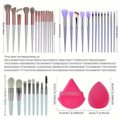 Makeup Brush Set Soft Fluffy Professiona Cosmetic Foundation Powder Eyeshadow Kabuki Blending Make Up Brush Beauty Tool Makeup