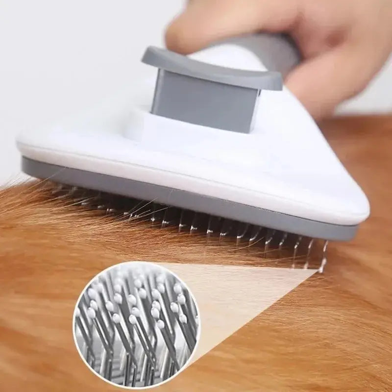 Pet Dog Brush Cat Comb Self Cleaning Pet Hair Remover Brush For Dogs Cats Grooming Tools Pets Dematting Comb Dogs Accessories